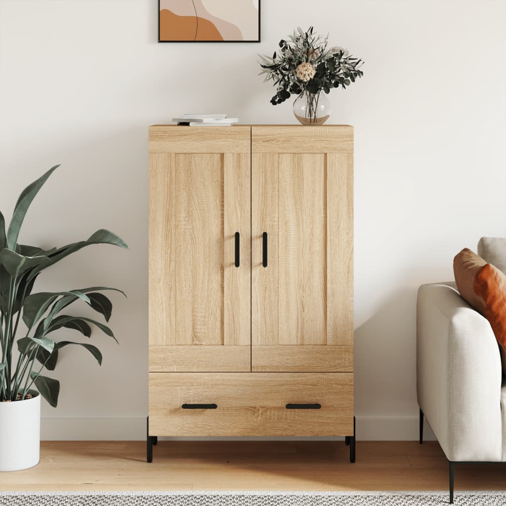JUNG Vida Highboard Sonoma-Eiche 69,5x31x115 cm Holzwerkstoff