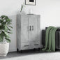 JUNG Vida Highboard Betongrau 69,5x31x115 cm Holzwerkstoff