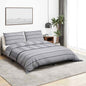 JUNG Vida Bettwäsche-Set Grau 200x220 cm Baumwolle