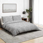 JUNG Vida Bettwäsche-Set Grau 240x220 cm Baumwolle