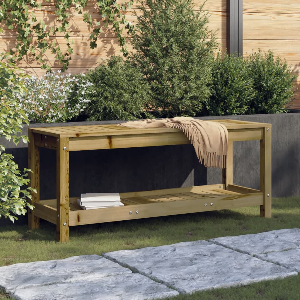 JUNG Vida Gartenbank 108x35x45 cm Imprägniertes Kiefernholz