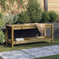 JUNG Vida Gartenbank 108x35x45 cm Imprägniertes Kiefernholz
