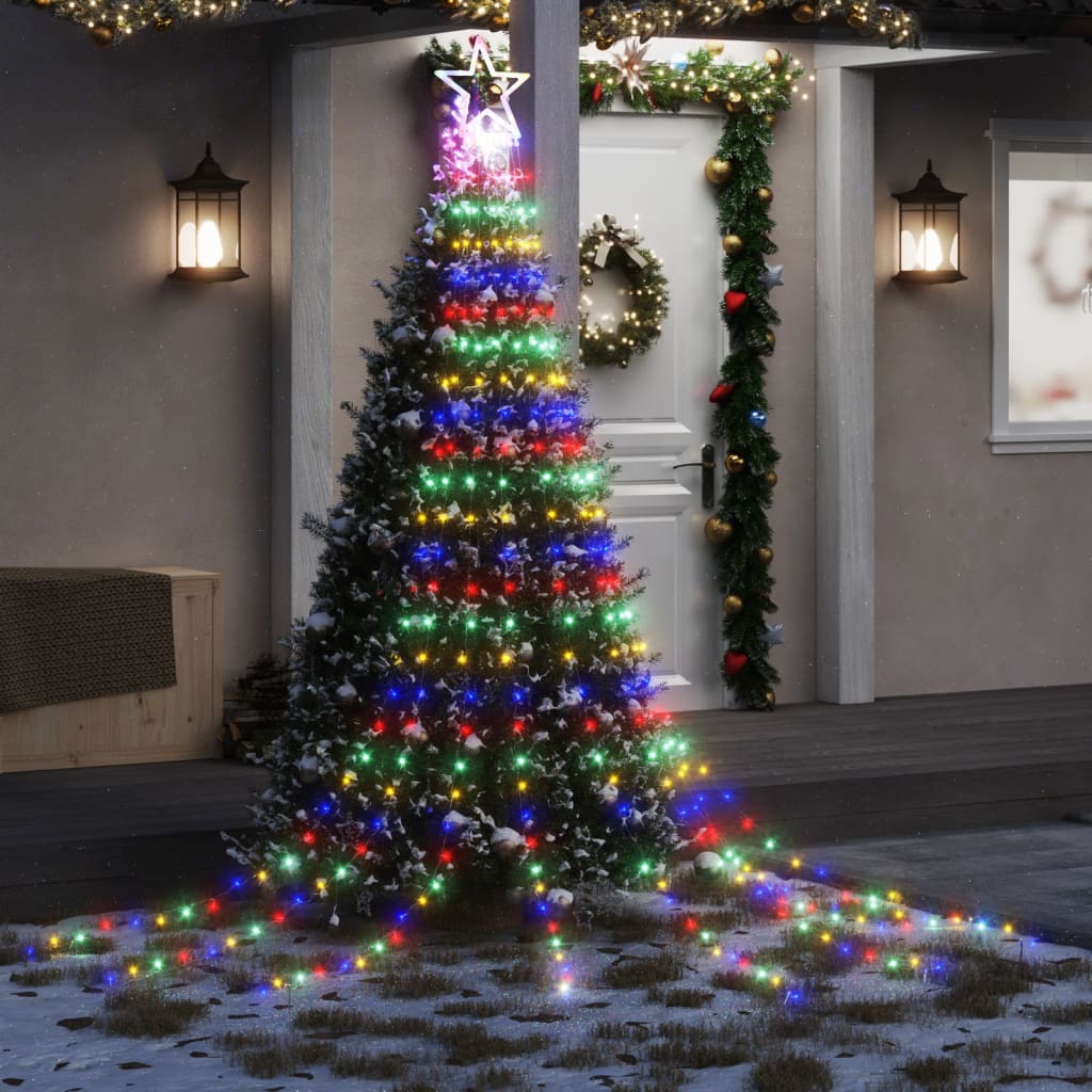 JUNG Vida Weihnachtsbaum-Beleuchtung 320 LEDs Mehrfarbig 375 cm