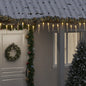 JUNG Vida Weihnachts-Eiszapfen-Licht 100 LEDs Warmweiß 10 m Acryl PVC
