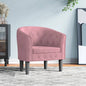 JUNG Vida Clubsessel Rosa Samt