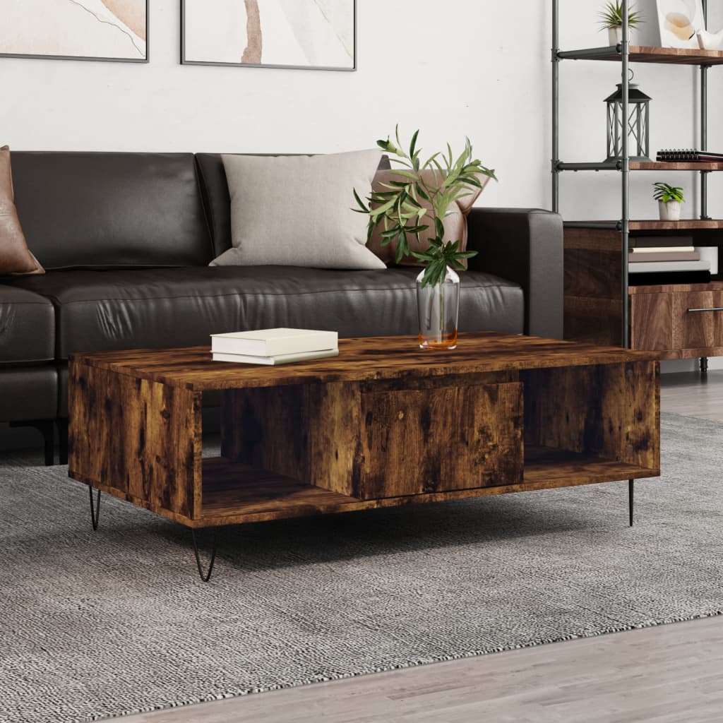 JUNG Vida Couchtisch Räuchereiche 104x60x35 cm Holzwerkstoff