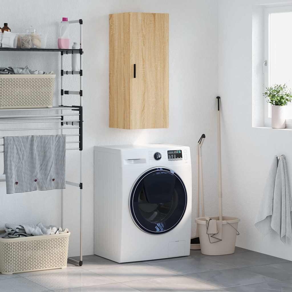 JUNG Vida Wandschrank Sonoma-Eiche 34,5x34x90 cm