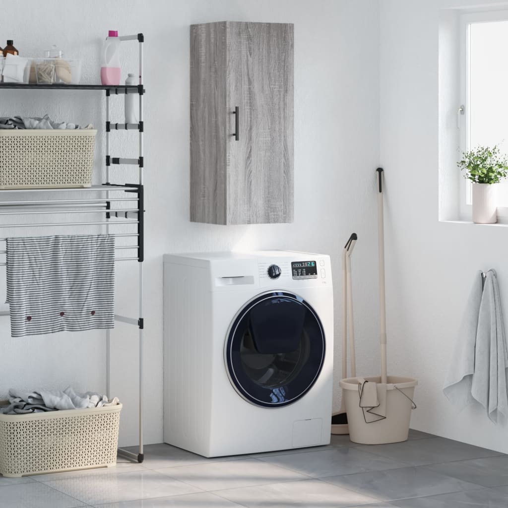 JUNG Vida Wandschrank Grau Sonoma 34,5x34x90 cm