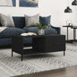 JUNG Vida Couchtisch Schwarz 90x50x40 cm Holzwerkstoff