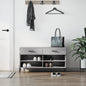 JUNG Vida Schuhbank Grau Sonoma 102x35x55 cm Holzwerkstoff
