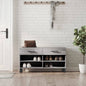 JUNG Vida Schuhbank Grau Sonoma 102x35x55 cm Holzwerkstoff