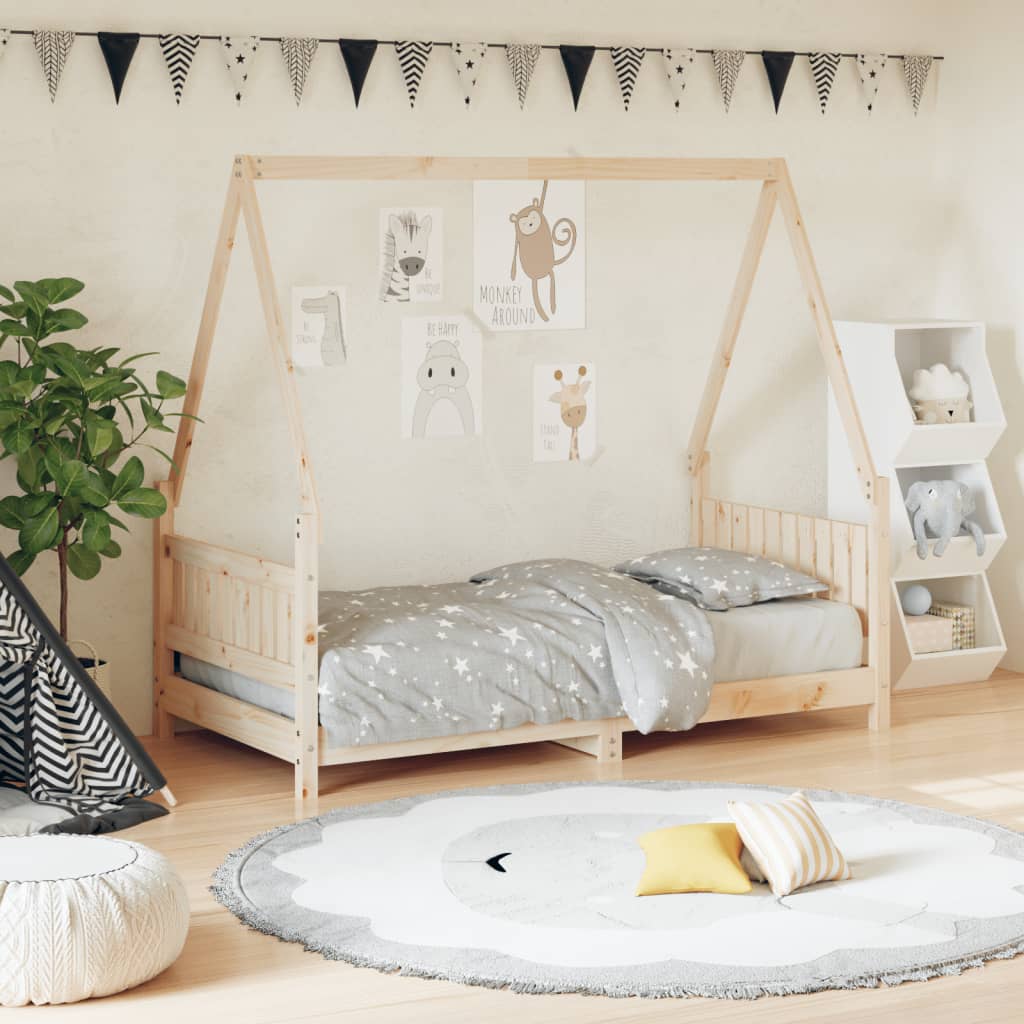 JUNG Vida Kinderbett 80x160 cm Massivholz Kiefer