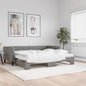 JUNG Vida Tagesbett Ausziehbar mit Matratzen Dunkelgrau 90x190 cm Stoff