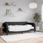 JUNG Vida Tagesbett mit Matratze Schwarz 80x200 cm Stoff