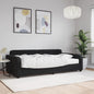 JUNG Vida Tagesbett mit Matratze Schwarz 100x200 cm Samt