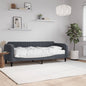 JUNG Vida Tagesbett mit Matratze Dunkelgrau 80x200 cm Samt
