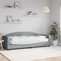 JUNG Vida Tagesbett mit Matratze Hellgrau 80x200 cm Stoff