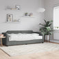 JUNG Vida Tagesbett mit Matratze Dunkelgrau 80x200 cm Stoff