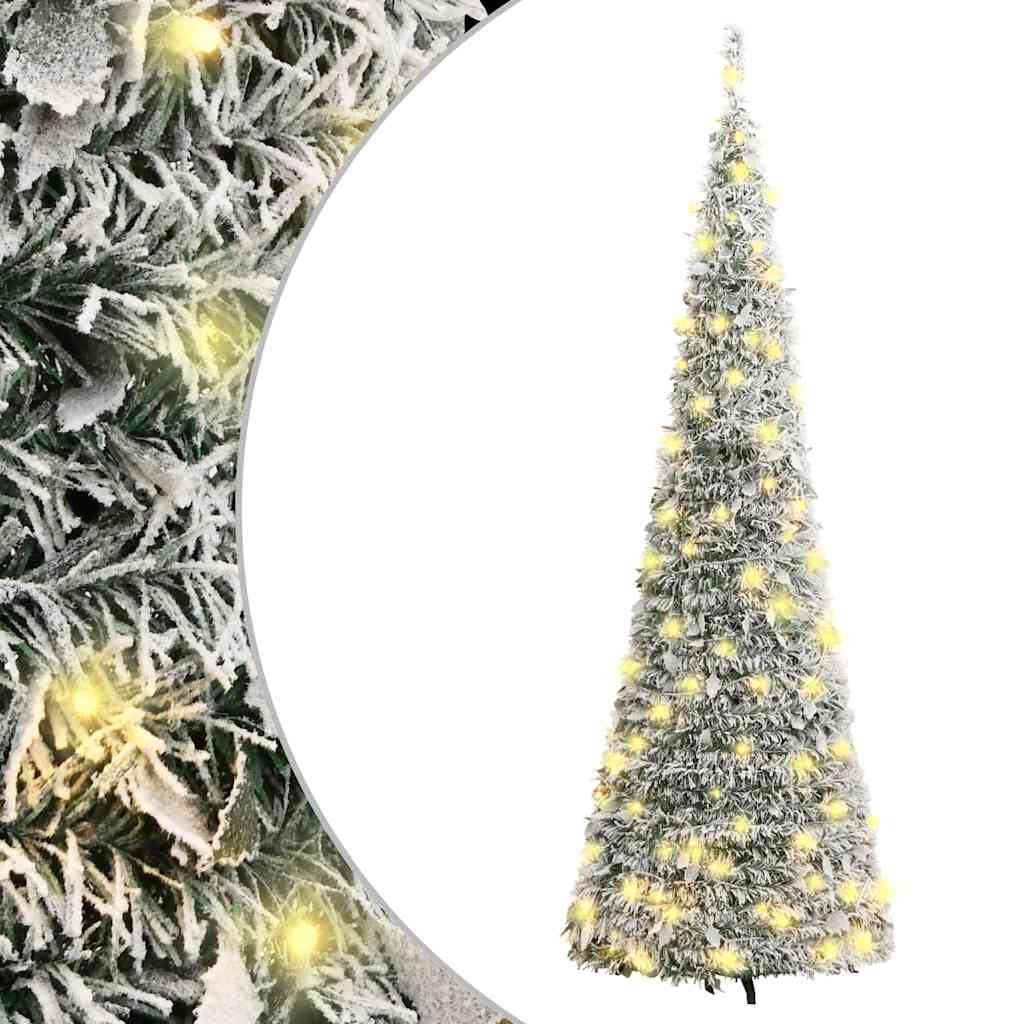 JUNG Vida Pop-Up-Weihnachtsbaum Künstlich Beschneit 150 LEDs 180 cm
