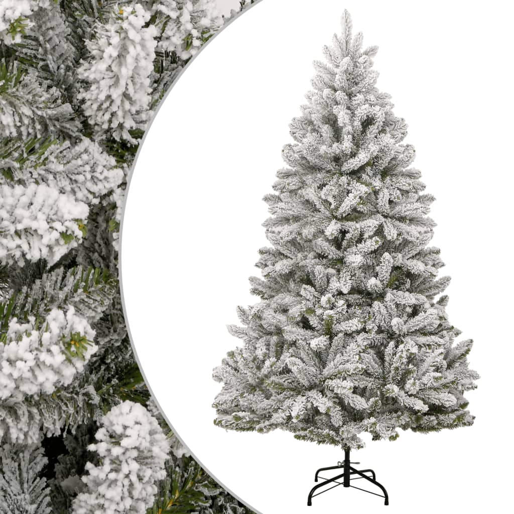 JUNG Vida Künstlicher Weihnachtsbaum Klappbar Beschneit 180 cm