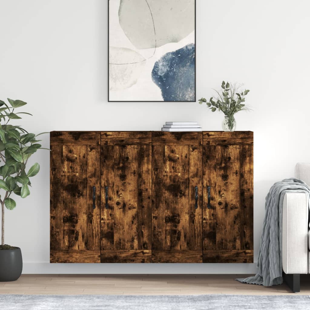 JUNG Vida Wandschränke 2 Stk. Räuchereiche Holzwerkstoff