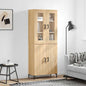 JUNG Vida Highboard Sonoma-Eiche 69,5x34x180 cm Holzwerkstoff