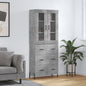 JUNG Vida Highboard Betongrau 69,5x34x180 cm Holzwerkstoff