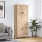 JUNG Vida Highboard Sonoma-Eiche 69,5x34x180 cm Holzwerkstoff
