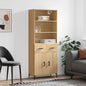JUNG Vida Highboard Sonoma-Eiche 69,5x34x180 cm Holzwerkstoff