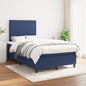 JUNG Vida Boxspringbett mit Matratze Blau 120x200 cm Stoff