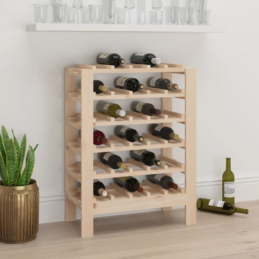 JUNG Vida Weinregal 61,5x30x82 cm Massivholz Kiefer