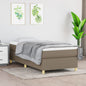JUNG Vida Boxspringbett mit Matratze Taupe 90x190 cm Stoff