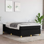 JUNG Vida Boxspringbett mit Matratze Schwarz 120x200 cm Stoff