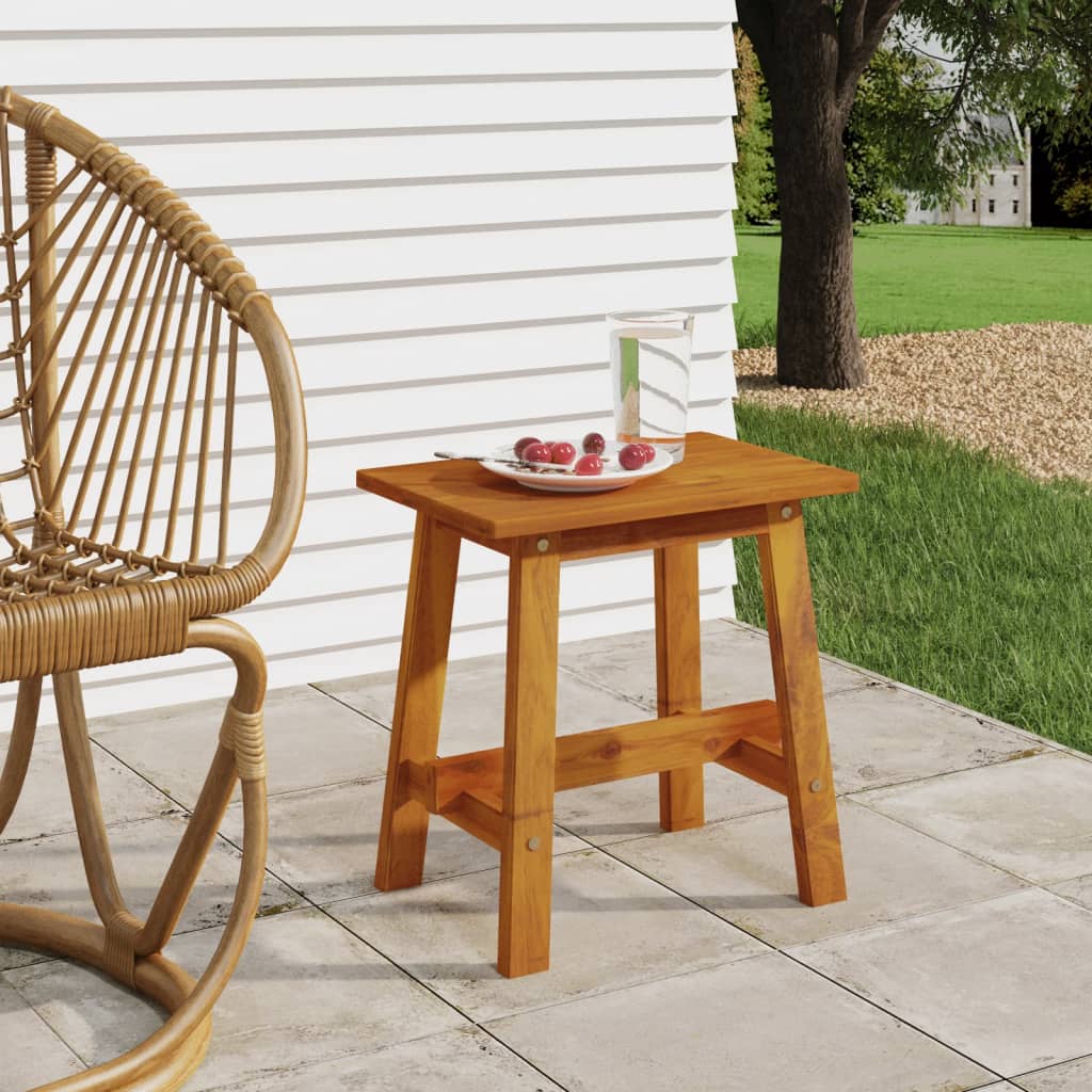 JUNG Vida Hocker 45x29x45 cm Rechteckig Massivholz Akazie