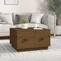 JUNG Vida Couchtisch Honigbraun 60x53x35 cm Massivholz Kiefer
