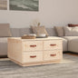 JUNG Vida Couchtisch 80x80x45 cm Massivholz Kiefer