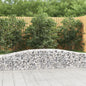 JUNG Vida Gabionen mit Hochbogen 25 Stk. 400x50x40/60cm Verzinktes Eisen