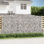 JUNG Vida Gabionen mit Hochbogen 6 Stk. 400x50x200/220cm Verzinktes Eisen