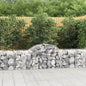 JUNG Vida Gabionen mit Hochbogen 30 Stk. 200x50x60/80 cm Verzinktes Eisen