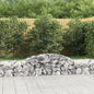 JUNG Vida Gabionen mit Hochbogen 8 Stk. 300x50x40/60 cm Verzinktes Eisen