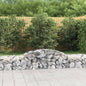 JUNG Vida Gabionen mit Hochbogen 20 Stk. 300x50x40/60 cm Verzinktes Eisen
