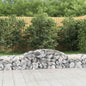 JUNG Vida Gabionen mit Hochbogen 30 Stk. 300x50x40/60 cm Verzinktes Eisen