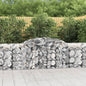 JUNG Vida Gabionen mit Hochbogen 20 Stk. 300x50x80/100cm Verzinktes Eisen