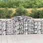JUNG Vida Gabionen mit Hochbogen 30 Stk 300x50x100/120cm Verzinktes Eisen