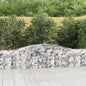 JUNG Vida Gabionen mit Hochbogen 20 Stk. 400x30x60/80 cm Verzinktes Eisen
