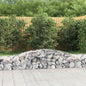 JUNG Vida Gabionen mit Hochbogen 2 Stk. 400x50x40/60cm Verzinktes Eisen