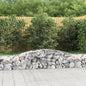 JUNG Vida Gabionen mit Hochbogen 3 Stk. 400x50x40/60cm Verzinktes Eisen