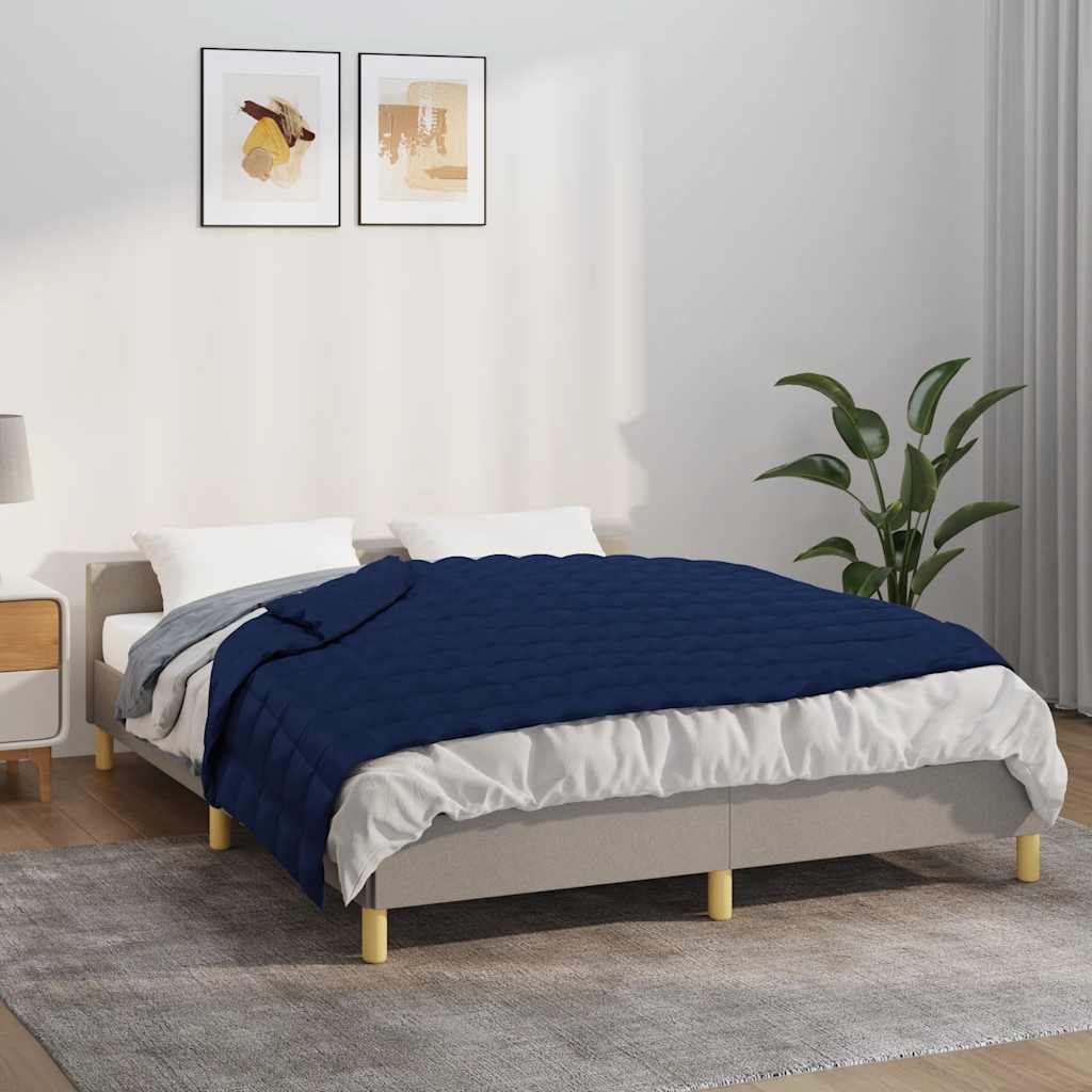 JUNG Vida Gewichtsdecke Blau 150x200 cm 11 kg Stoff
