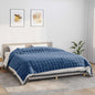 JUNG Vida Gewichtsdecke Blau 220x260 cm 15 kg Stoff