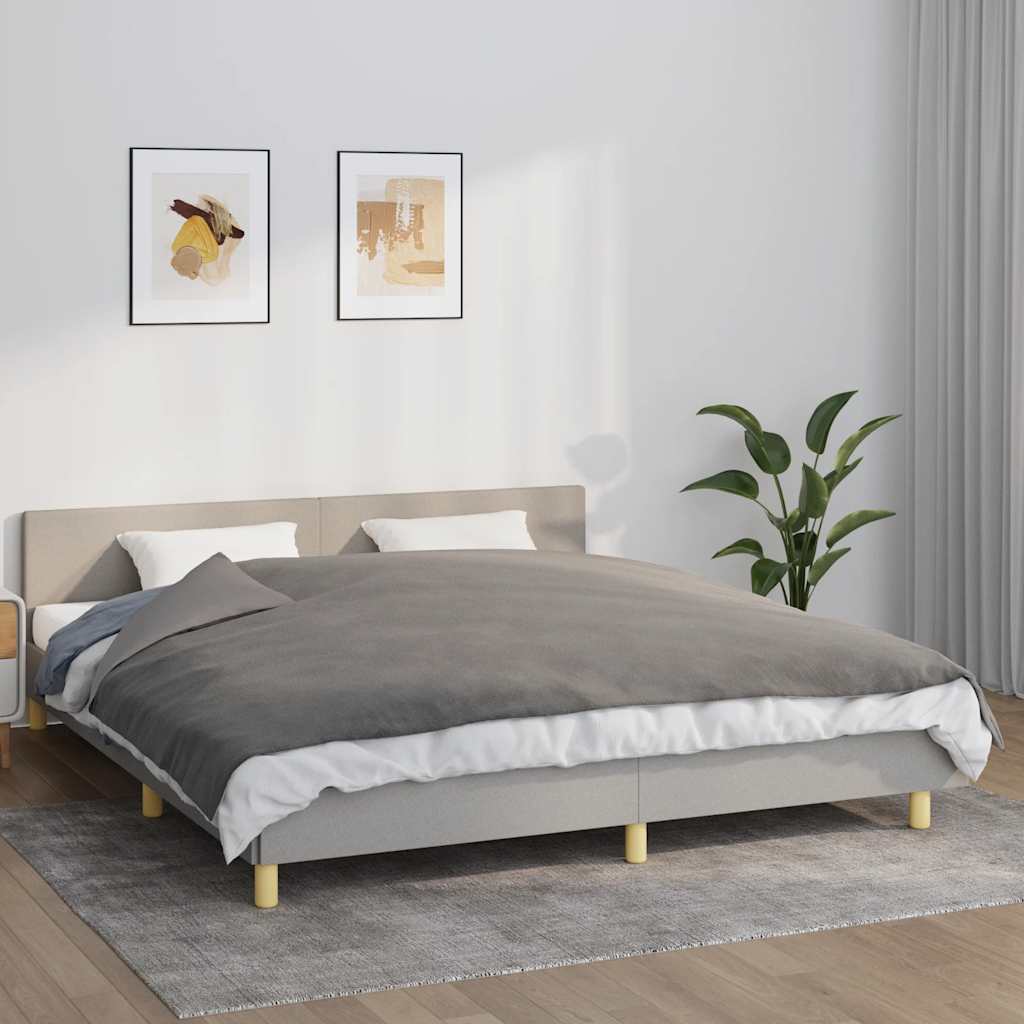 JUNG Vida Gewichtsdecke mit Bezug Grau 155x220 cm 7 kg Stoff